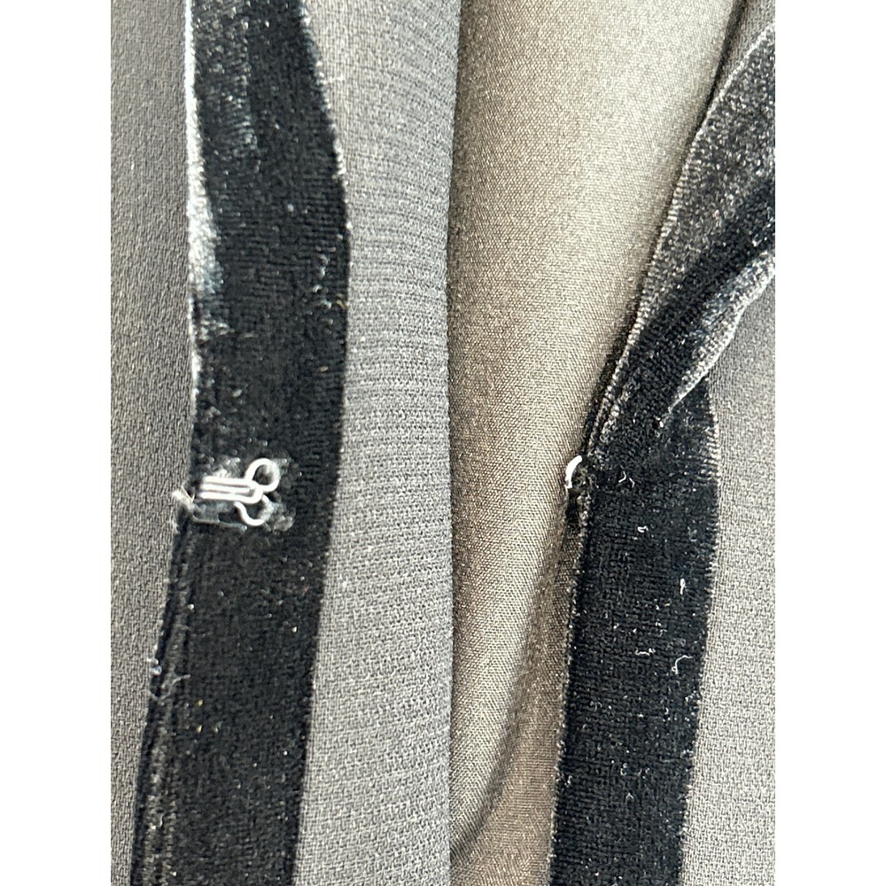 Tahari Arthur S. Levine Pant Suit Women 12 Black Velvet Trim Double Breasted Vtg - Picture 6 of 15